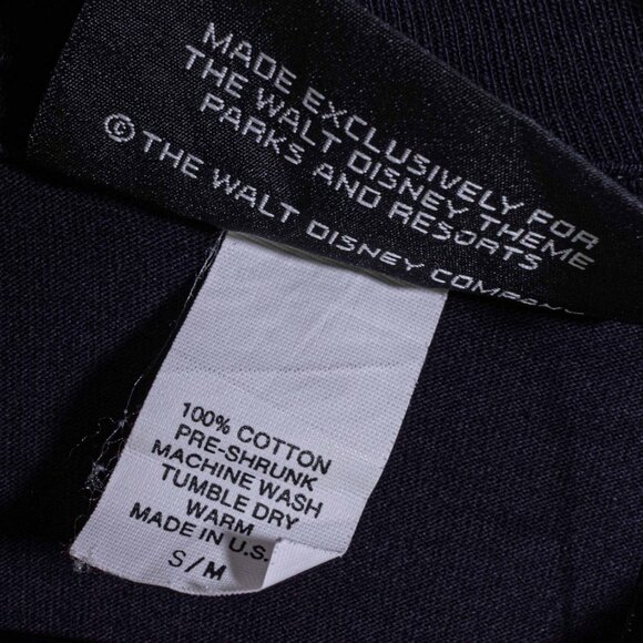 Euro Disney T-Shirt Embroidered Rainbow Logo Small VTG 90s Cartoon Movie - Picture 6 of 6